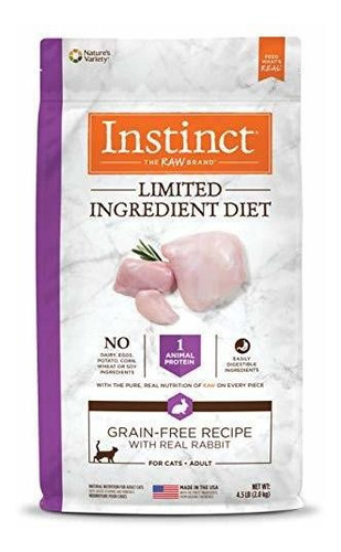 Receta Instinto Limited Ingrediente Dieta Libre Del Grano Co