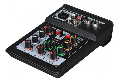 A Dj Audio Mixer Sound Board Console System Interface 48v