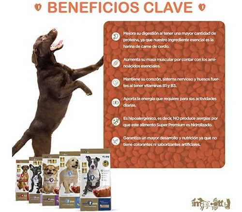 Imagen 4 de 5 de Alimento Premium Iron Red Dog 20 Kg