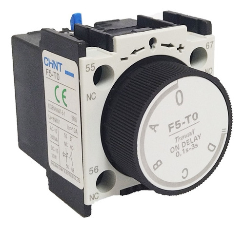 Modulo Retardo Tiempo On-delay 0.1-3 S P Contactor Nc1 Chint