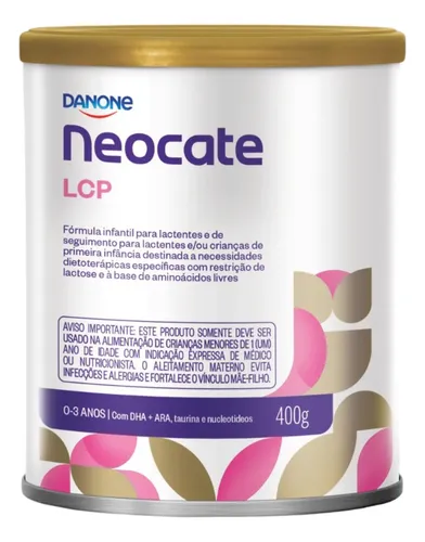 comprar Fórmula Infantil Neocate LCP Lata 400g Danone