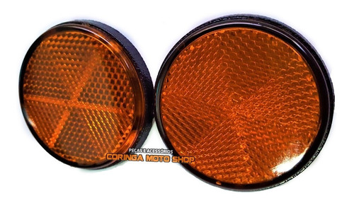 Olho De Gato Refletor Honda Cg/ml /turuna 125 76 / 89 Cores