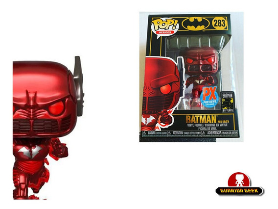 #283 Funko POP FLASH DC Heroes ~ BATMAN: THE RED DEATH PX w//Protector Case