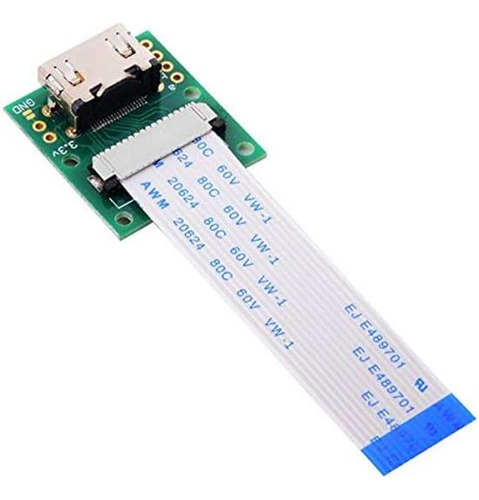 Módulo De Cámara Raspberry Pi Cablecc A Hdmi Tipo A Macho Hd