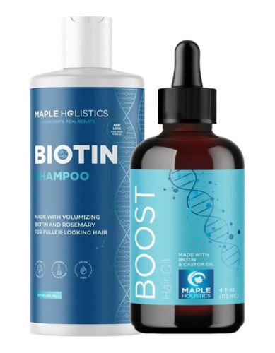 Maple Holistics Biotin Shampoo Y Aceite Boost