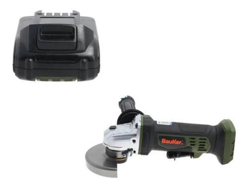 Esmeril Angular 41/2 Inalambrico Bauker + Bateria 18v E V 05 | Cuotas sin  interés