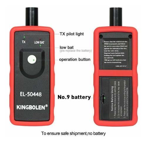 Resetador Reset Tpms Sensor De Presion De Llantas Neumaticos