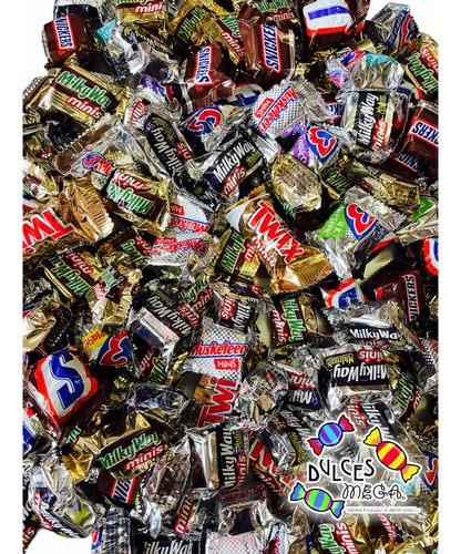 Mars Snickers-milkyway-twix-3musketers Minis Surt 2pack-330p