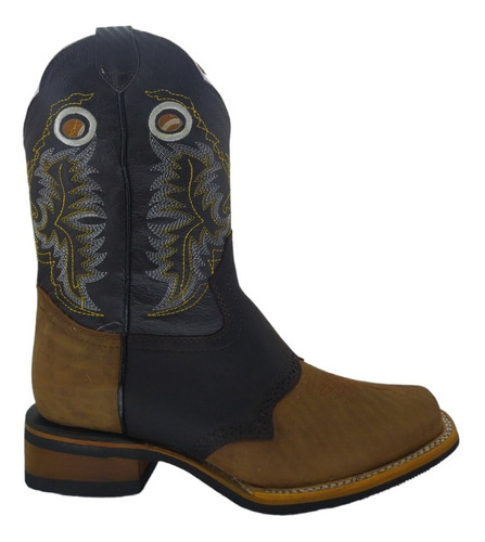 Bota Vaquera Rodeo Para Hombre Color Crazy Miel/cafe