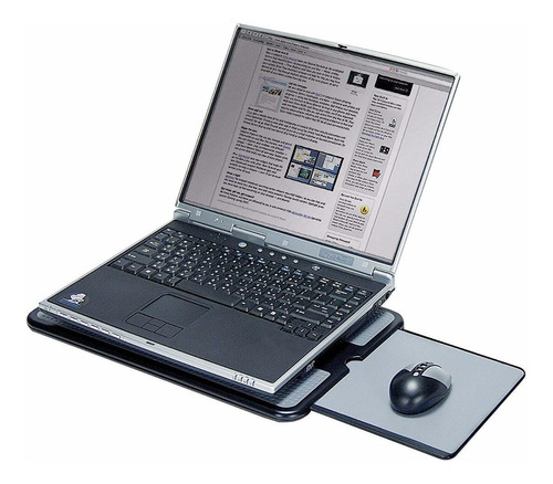 Base Notebook Cama + Pad Portatil Liviano Ergonomico Aidata