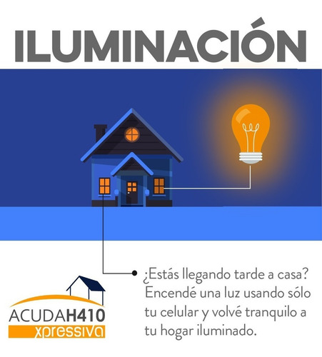 Kit Alarma Domiciliaria Cableada Gsm Sms Acuda H410 3g A2