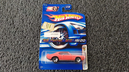 Auto Hot Wheels - 69 Pontiac Gto 2005 First Ed. Realistix 18