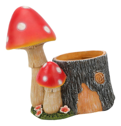 Maceta De Resina Con Forma De Hongo Iluminada, Maceta Para ,