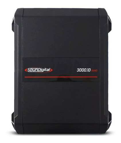 Amplificador Soundigital Sd3000.1d Nano 3000w Rms - 1 Ohm
