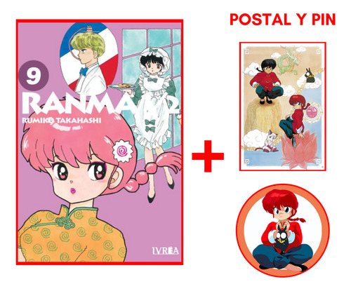 Ivrea Arg - Ranma 1/2 #09 + Postal Y Pin