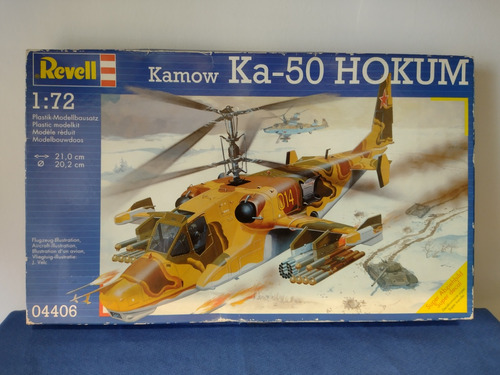 Kit Revell 1/72 Helicóptero Kamow Ka-50 Hokum