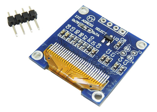 2x Modulo Display Oled 0.96 I2c Lcd Para Arduino Pic