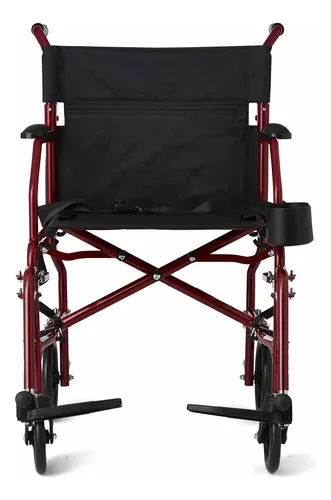 Silla De Ruedas Medline Ultraliviana 19 Pulgadas Rojo Mmg