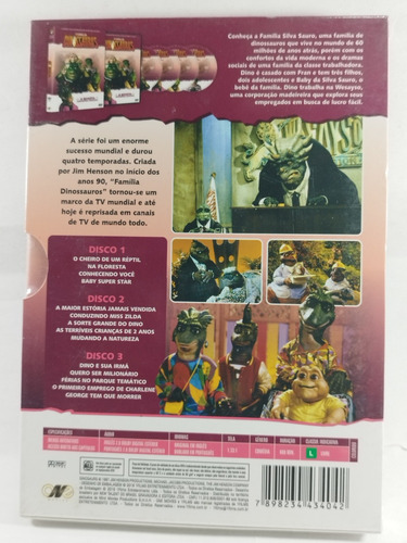 Dvd Box Família Dinossauro 4° Temp Completa