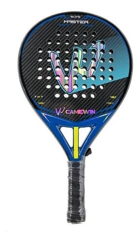 Kit Raquete De Padel Camewin Fibra De Carbono 4003 Bola Capa