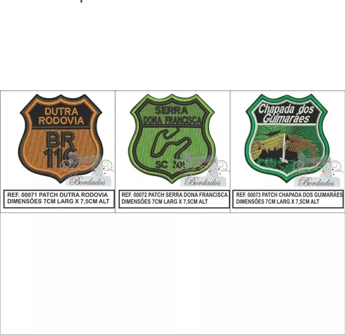 Patch Bordado Termocolante Rodovia BR 230 - Transamazônica