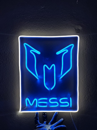 Letrero Neon Led Flexible Messi Nemesis