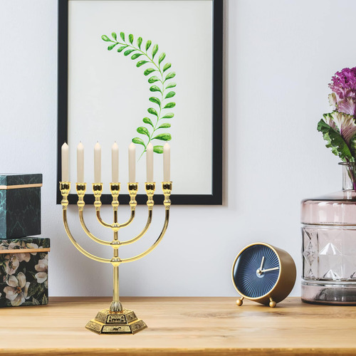 Sewacc Hanukkah Menorah Candeler Candlesticks 7 Branch Hanuk