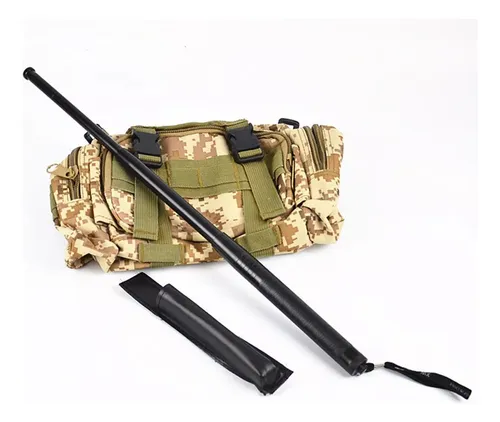 Baston Tonfa Seguridad Telescopico Extensible Autodefensa