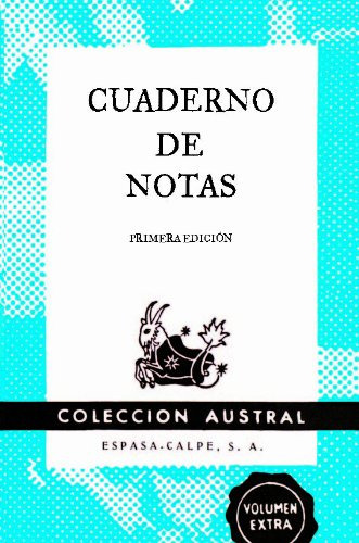 Cuaderno De Notas Azul 9x14cm -austral Ediciones Especiales-