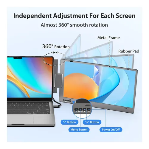 Kyy Extensor Pantalla Triple P/ Notebook 12 A 16 Windows