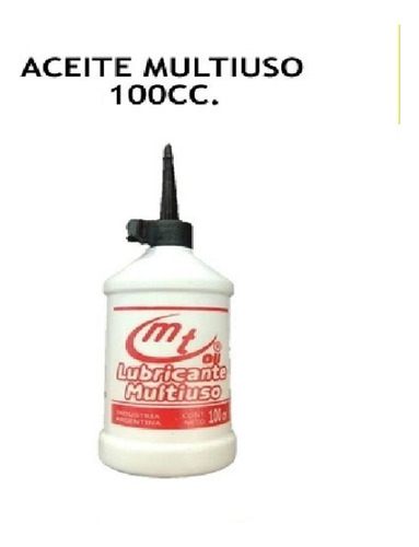 Aceite Mt Multiuso Frasco X 100 Ml , Aceite Maquina De Coser