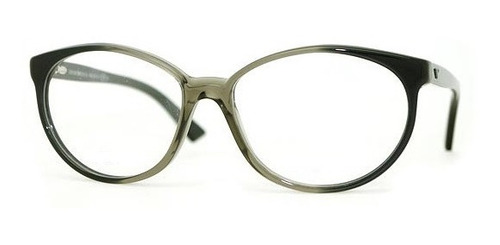 Lente Óptico Emporio Armani Ea9786 Cat Eye Gris Negro Degrad