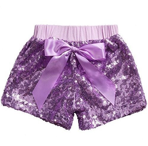 Cilucu Baby Girls Shorts Shorts De Lentejuelas Para Niños Pe