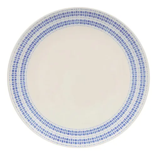 Juego de 6 platos planos (26 unidades) con Oxford Unni Batik