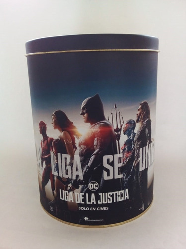 Imagen 1 de 1 de Lata Cine Liga De La Justicia 2017 - Relieve