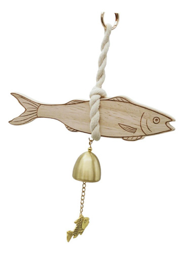 Adorno Decorativo De Pez De Madera, Escultura Decorativa, L