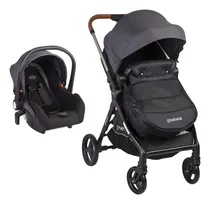 Comprar Coche Moisés 3en1 Babysilla Con Base Bebesit Mars Color Gris Chasis Negro