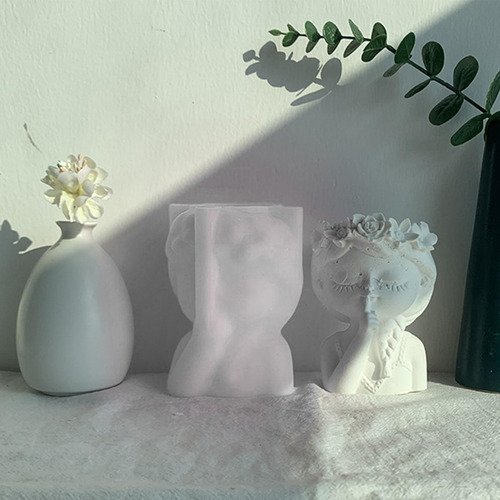 Hl Molde De Silicona Para Maceta De Flores Suculentas De