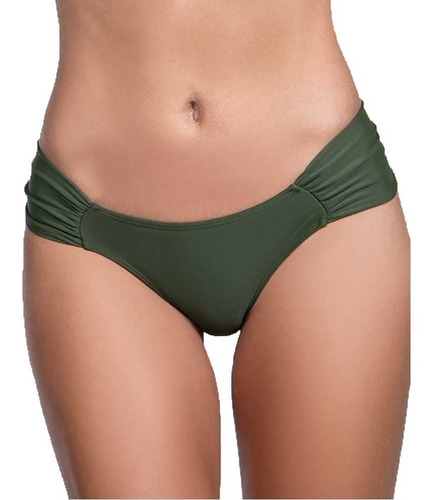 Bombacha Colaless C/ Frunce Tdb Bikini Malla Cocot - 12530