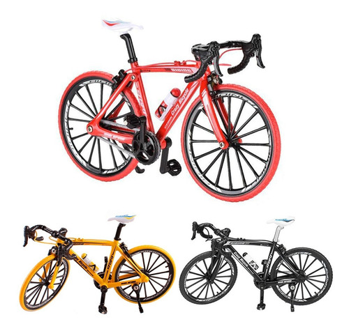 Imagem 1 de 9 de Bicicleta Speed Miniatura Metal 1:10 Mountain Bike Die Cast
