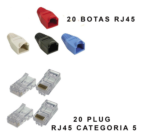 Ponchadora Rj45 + Pelacable + Tester De Red + Plug Rj45