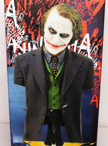 Busto Coringa Heath Ledger O Cavaleiro Das Trevas Hot Toys