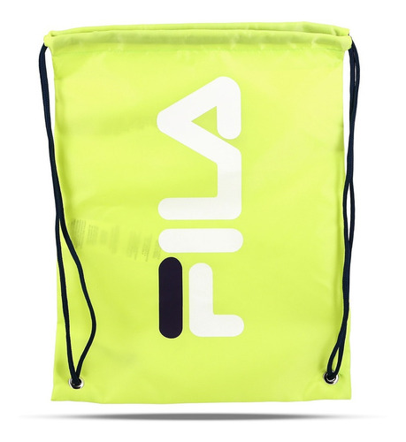 Bolso Fila Gym Sack Unisex Lifestyle - Amarillo Neón