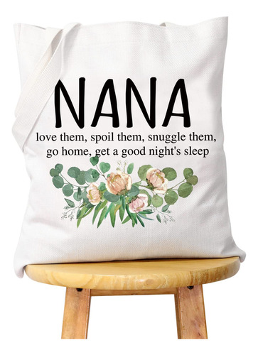 Wcgxko Nana Tote Bag Nana Gift Nana Bolsa De Viaje Bolsa De