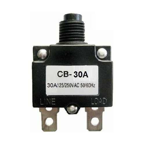 Breaker 30 Amp 250v Pack 6 Cb-30a