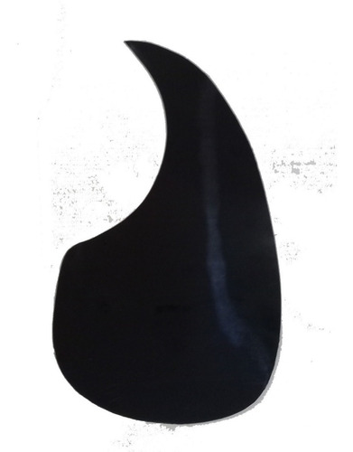 Pickguard Protector Autoadhesivo Para Guitarra Negro Liso