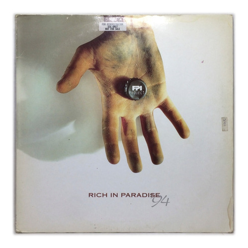 Vinilo Fpi Project Rich In Paradise '94 Maxi Italia 1994 Pro