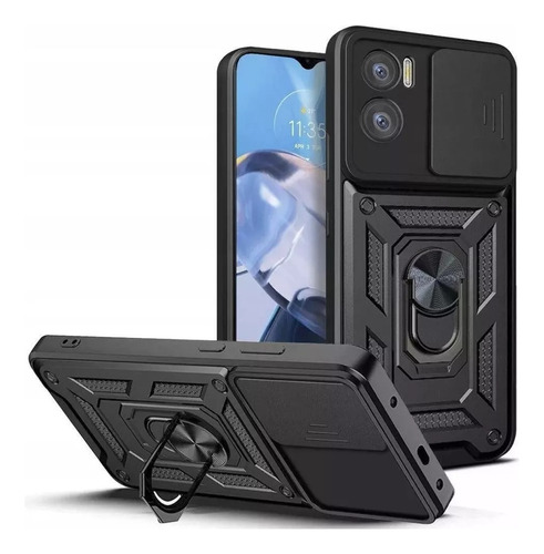 Funda Super Armor Rígida Alto Impacto Para Motorola E22 E22i