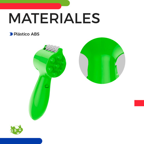 Mini Masajeador Eléctrico Portátil Slim Company Multifuncional Para Cuerpo, Espalda Y Cuello, Alivio De Dolor Muscular Con 3 Modos De Masaje Color Verde