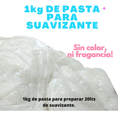 Pasta 1kg Suavizante Base Neutra Hacés 20lts